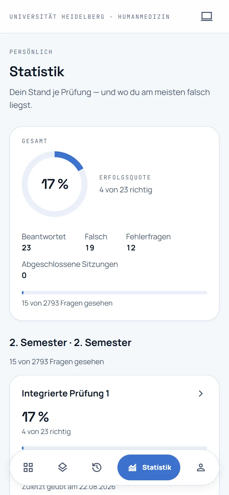 Checke auf dem Smartphone (Ansicht 3)